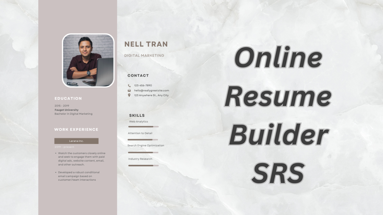 Online-Resume-Builder-SRS