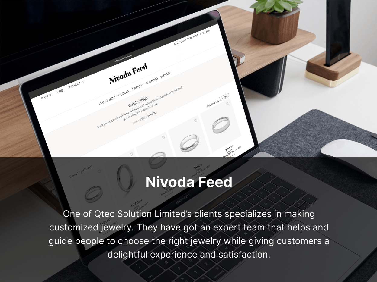 Nivoda Feed Jewelry Website